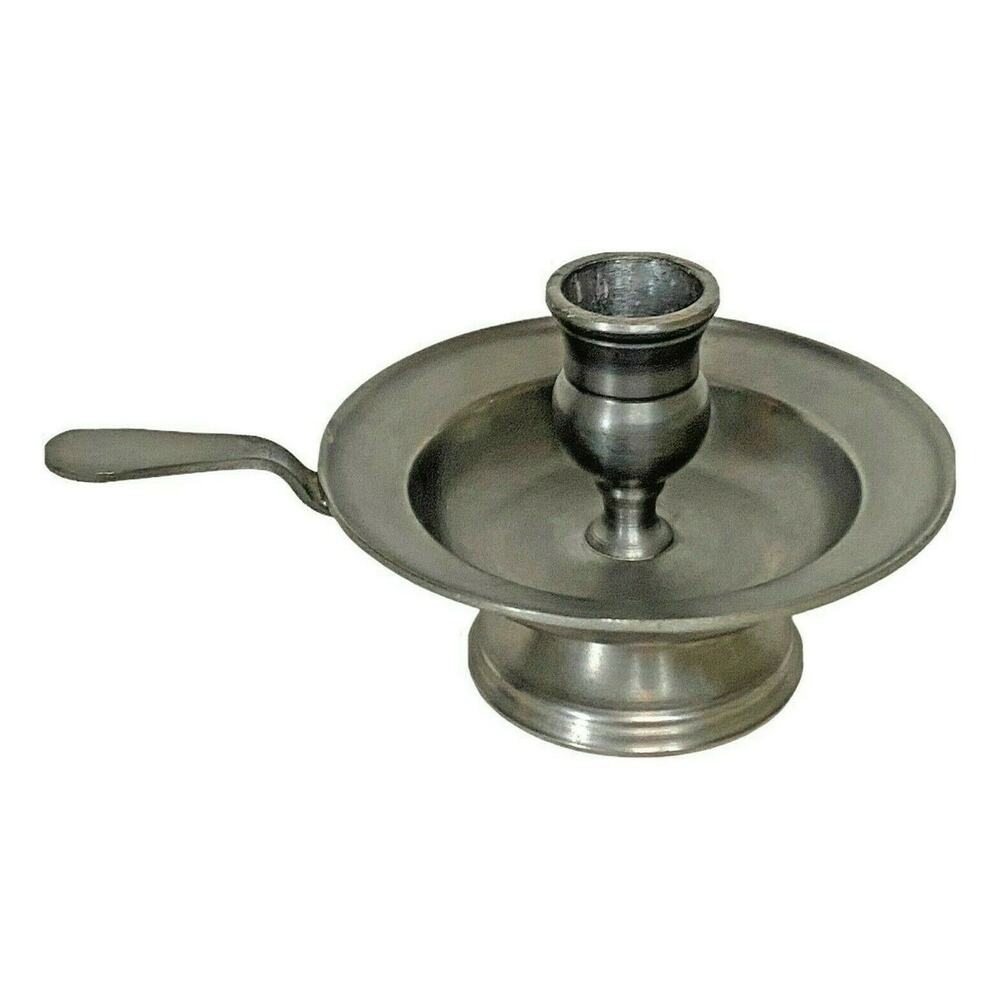 Vintage Kunstvol Koperwerk Souvenirs ETAIN 92% Pewter Candleholder Van Der Wee
